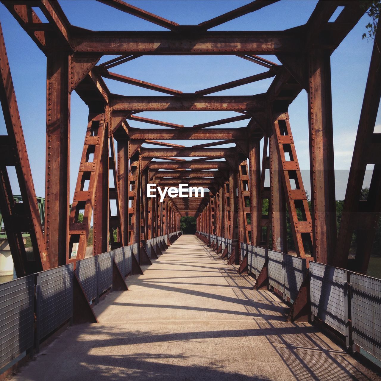 Full frame shot of cantilever bridge