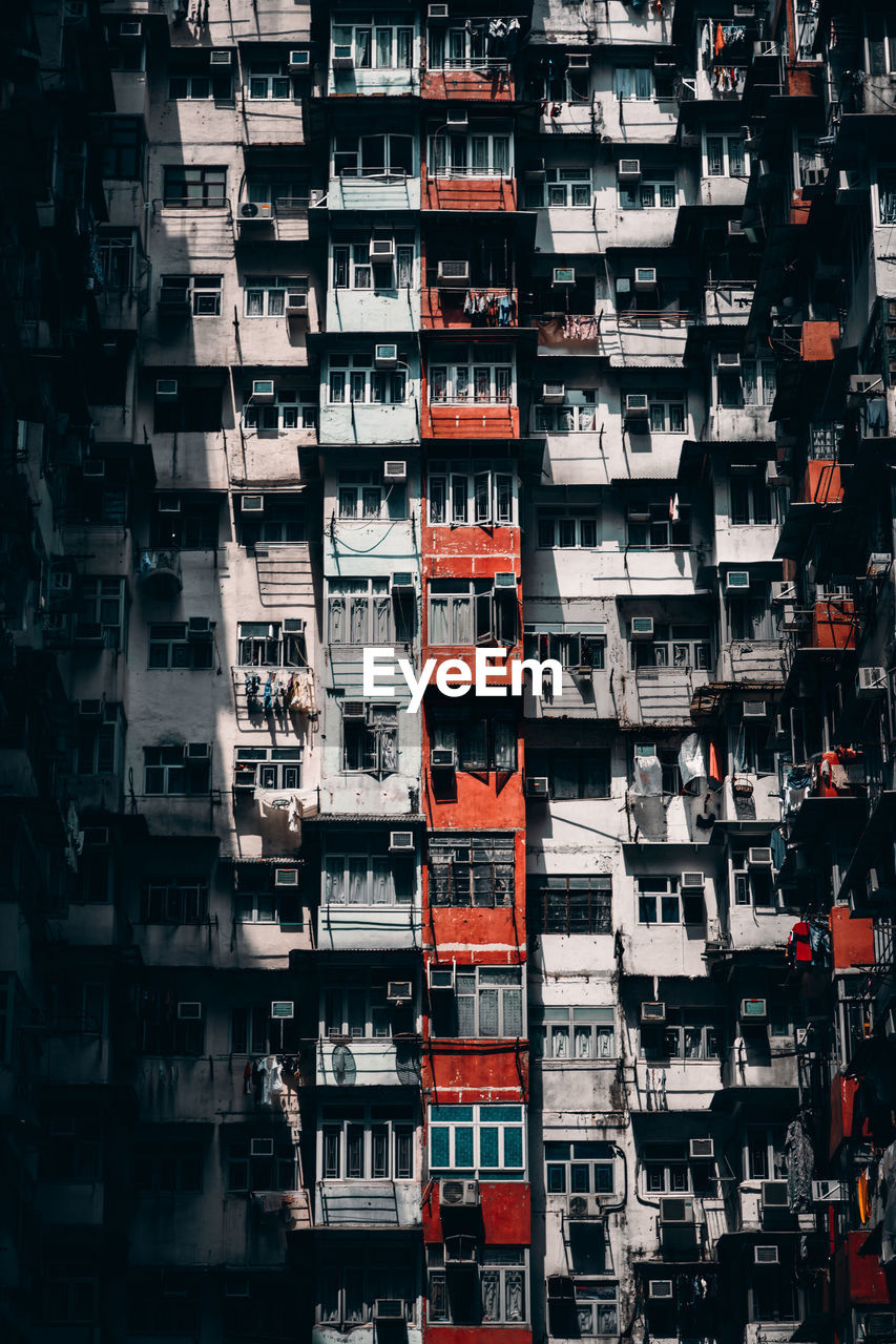 Full frame shot of buildings in city