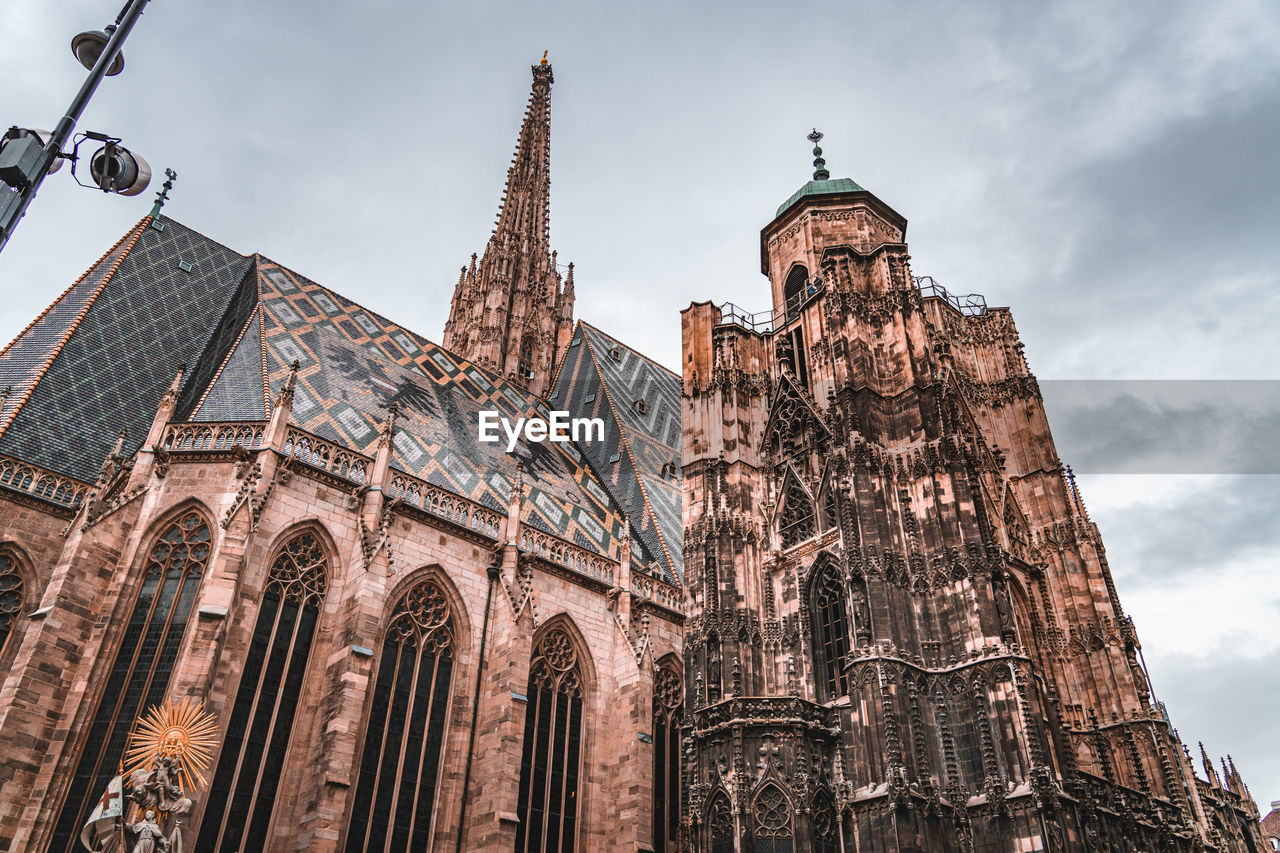 Low angle view of cathedral against sky