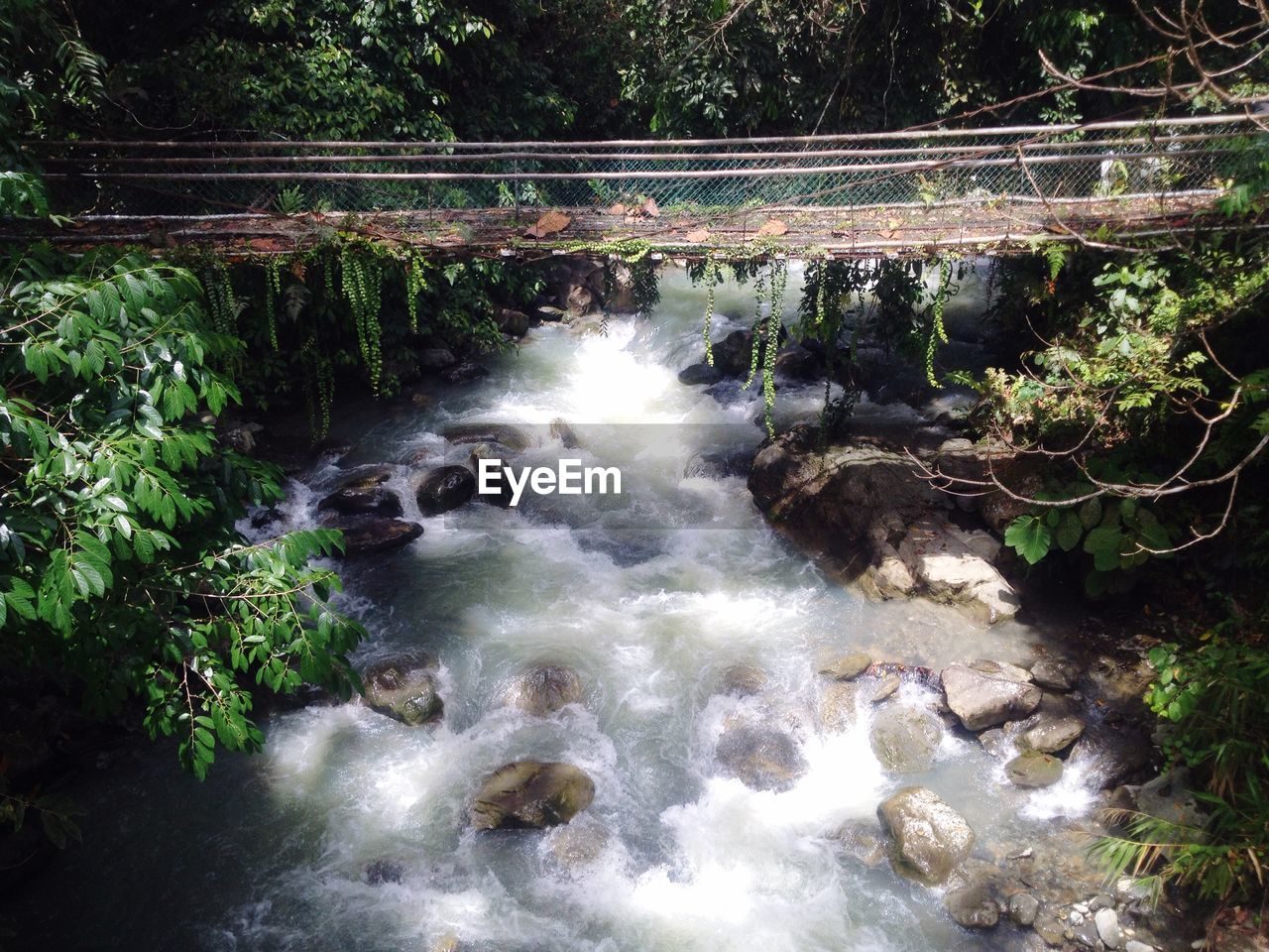 SCENIC VIEW OF WATER FLOWING IN PARK