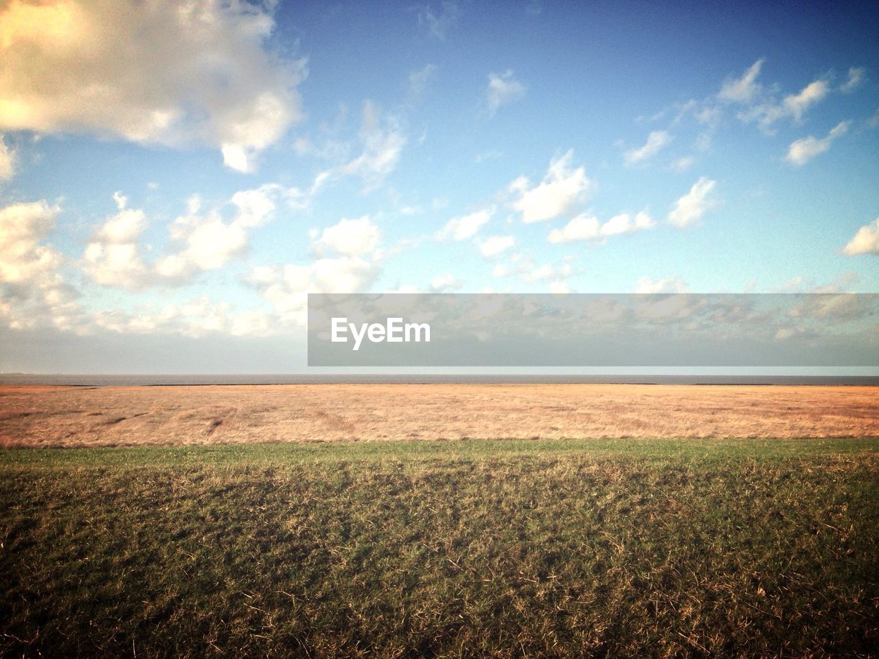 View of countryside landscape against the sky