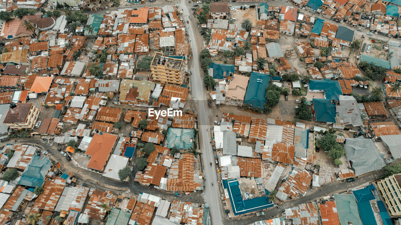 Aerial view of the industrial area in dar es salaam