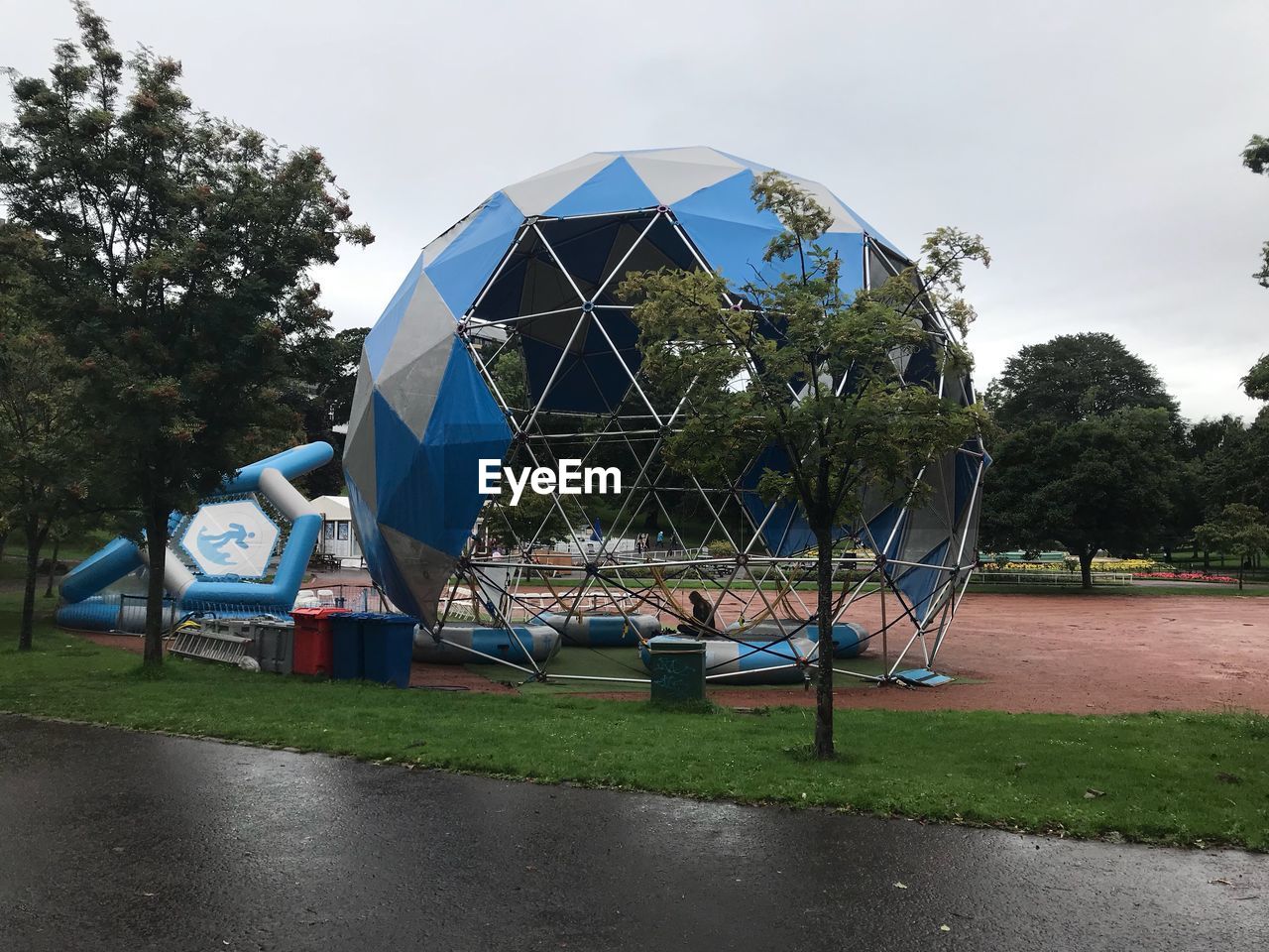 VIEW OF PLAYGROUND AGAINST SKY