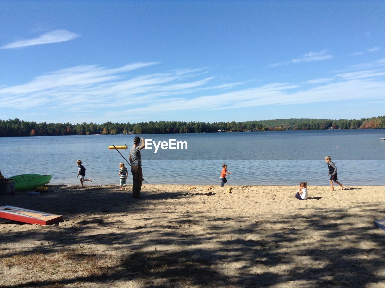 PEOPLE ENJOYING AT BEACH