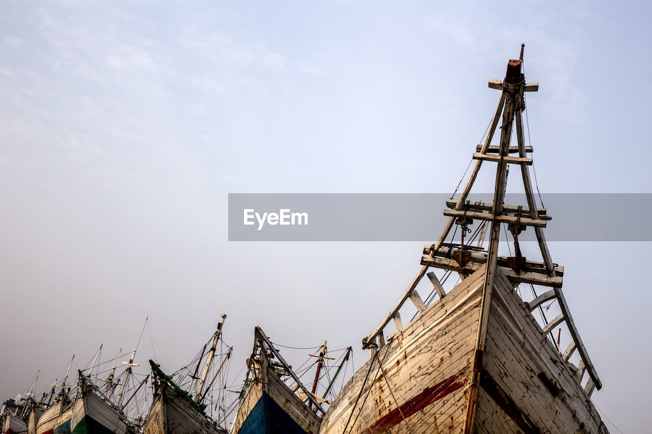 Low angle view of traditional building against sky