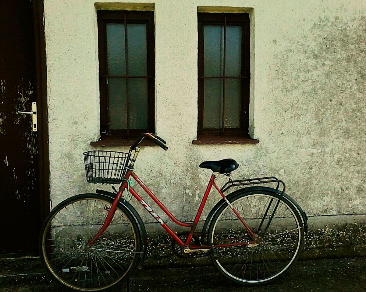 BICYCLES ON WINDOW