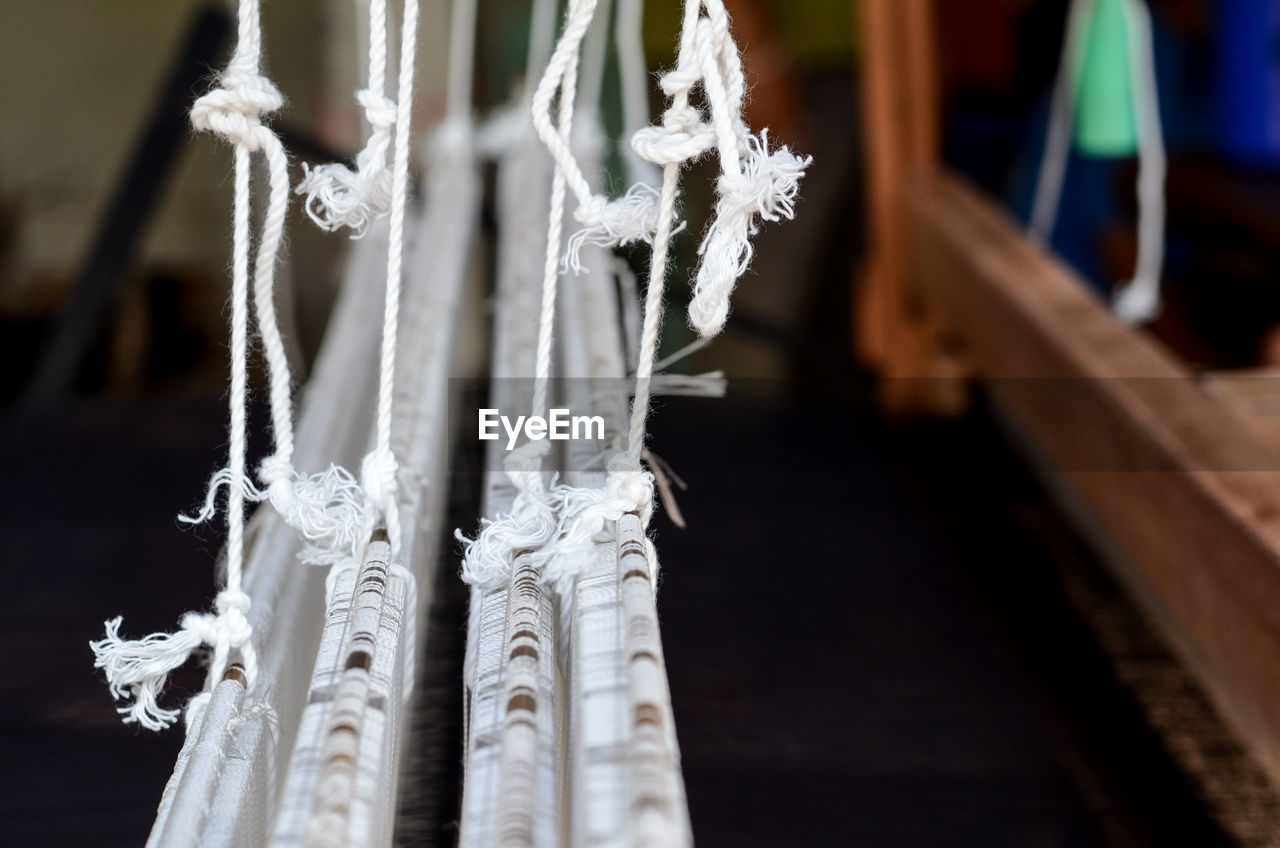 CLOSE-UP OF ICICLES