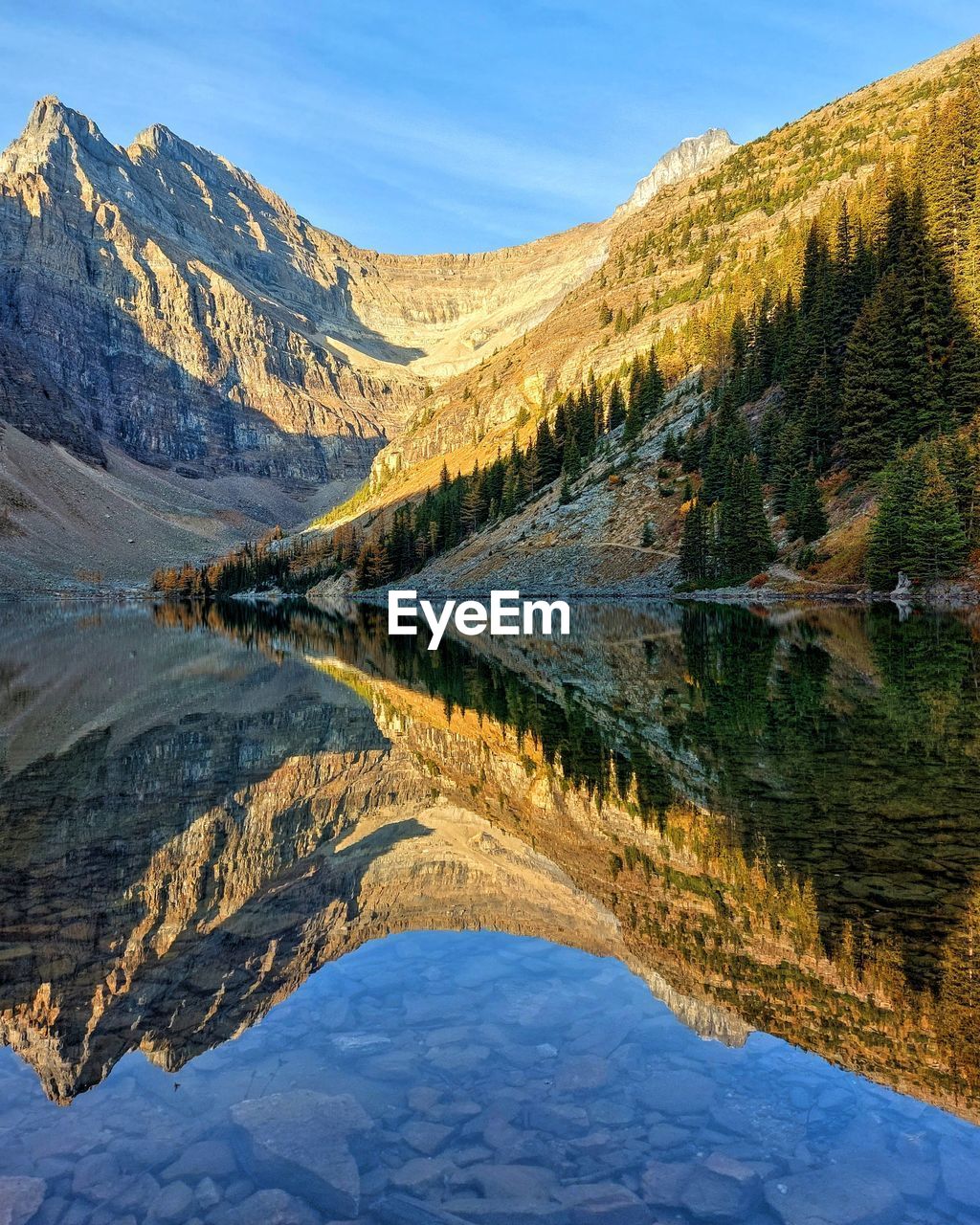 Lake agnes reflection, banff national park 