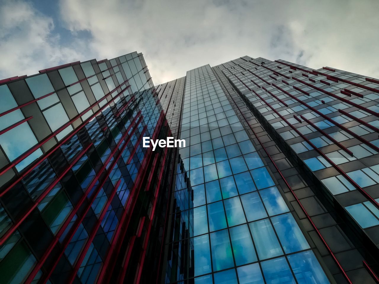 Power perspective of wtc building in almere, nederland