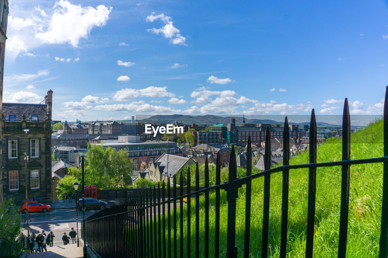 PANORAMIC VIEW OF CITY BUILDINGS