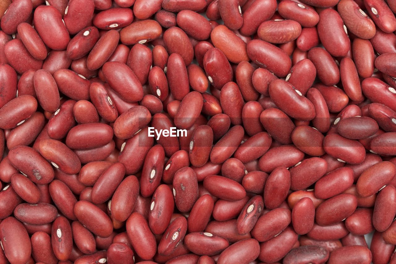 Full frame shot of kidney beans