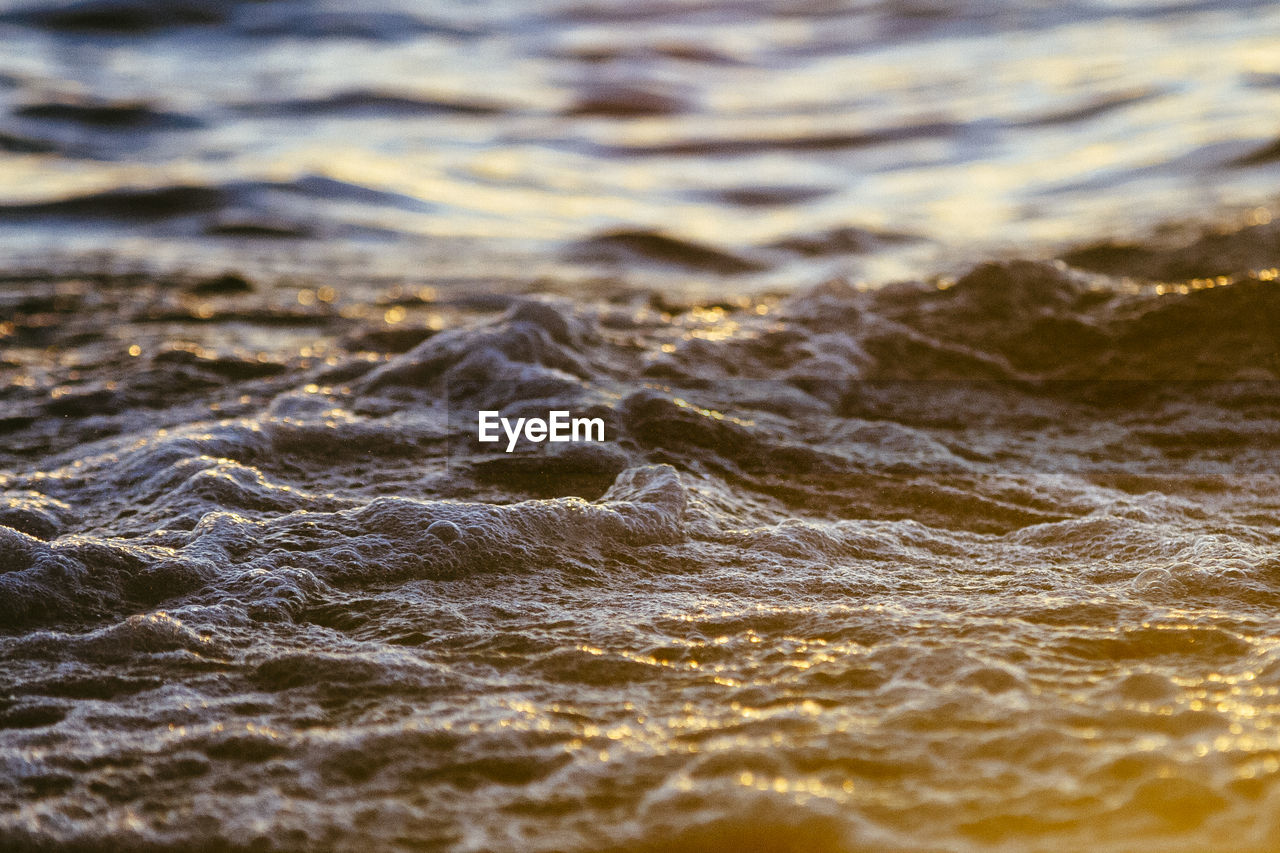 Close-up of sea waves