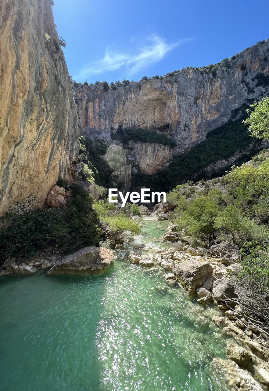 Scenic view of the river against sky