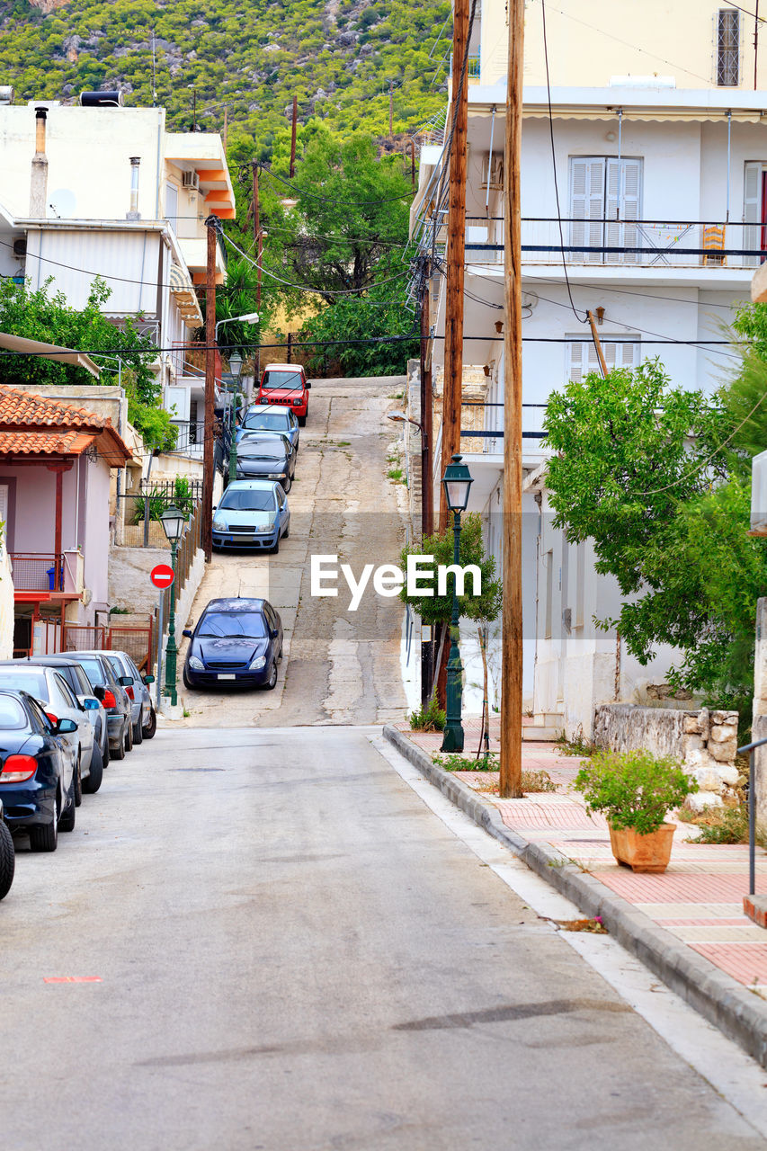 STREET AMIDST BUILDINGS