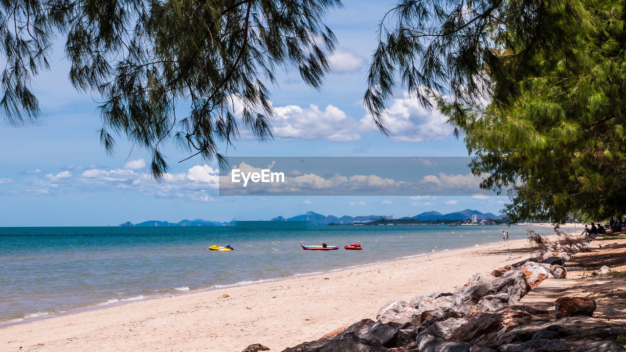 VIEW OF BEACH AGAINST SKY