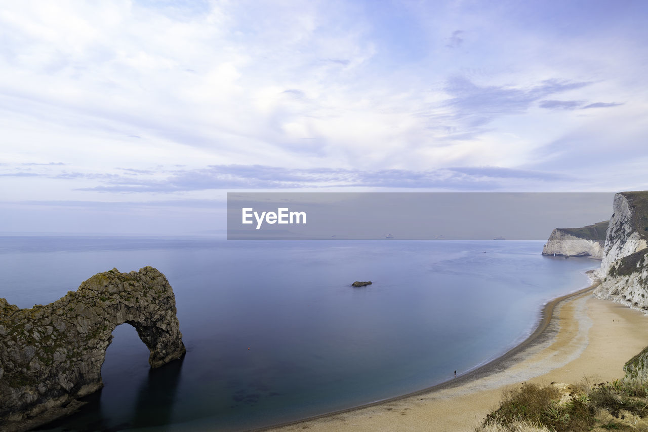 PANORAMIC SHOT OF SEA AGAINST SKY