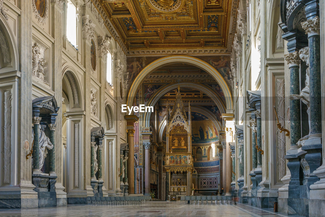 INTERIOR OF TEMPLE