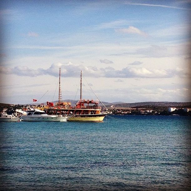 SAILBOATS IN SEA