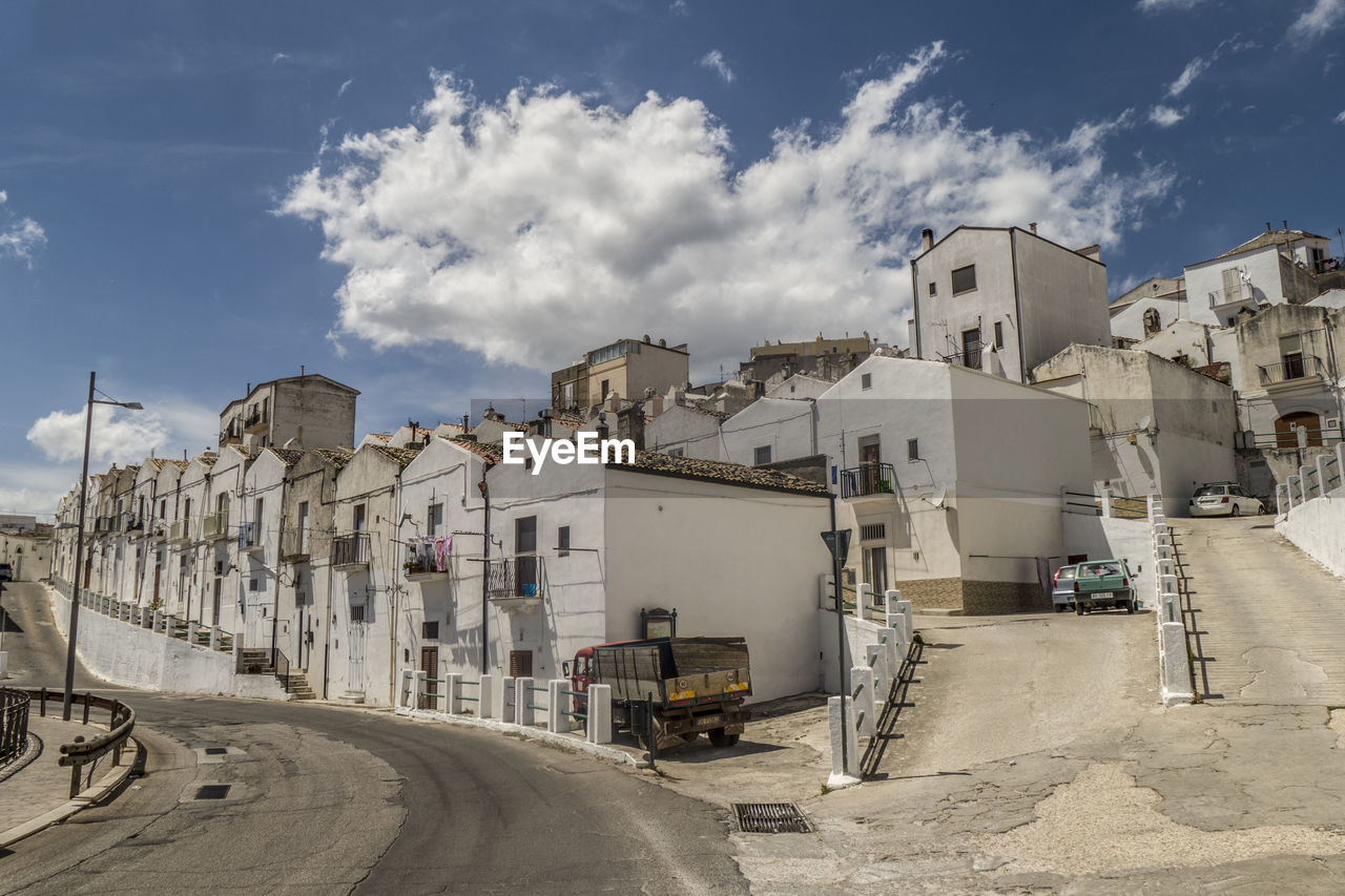 PANORAMIC SHOT OF BUILDINGS AGAINST SKY