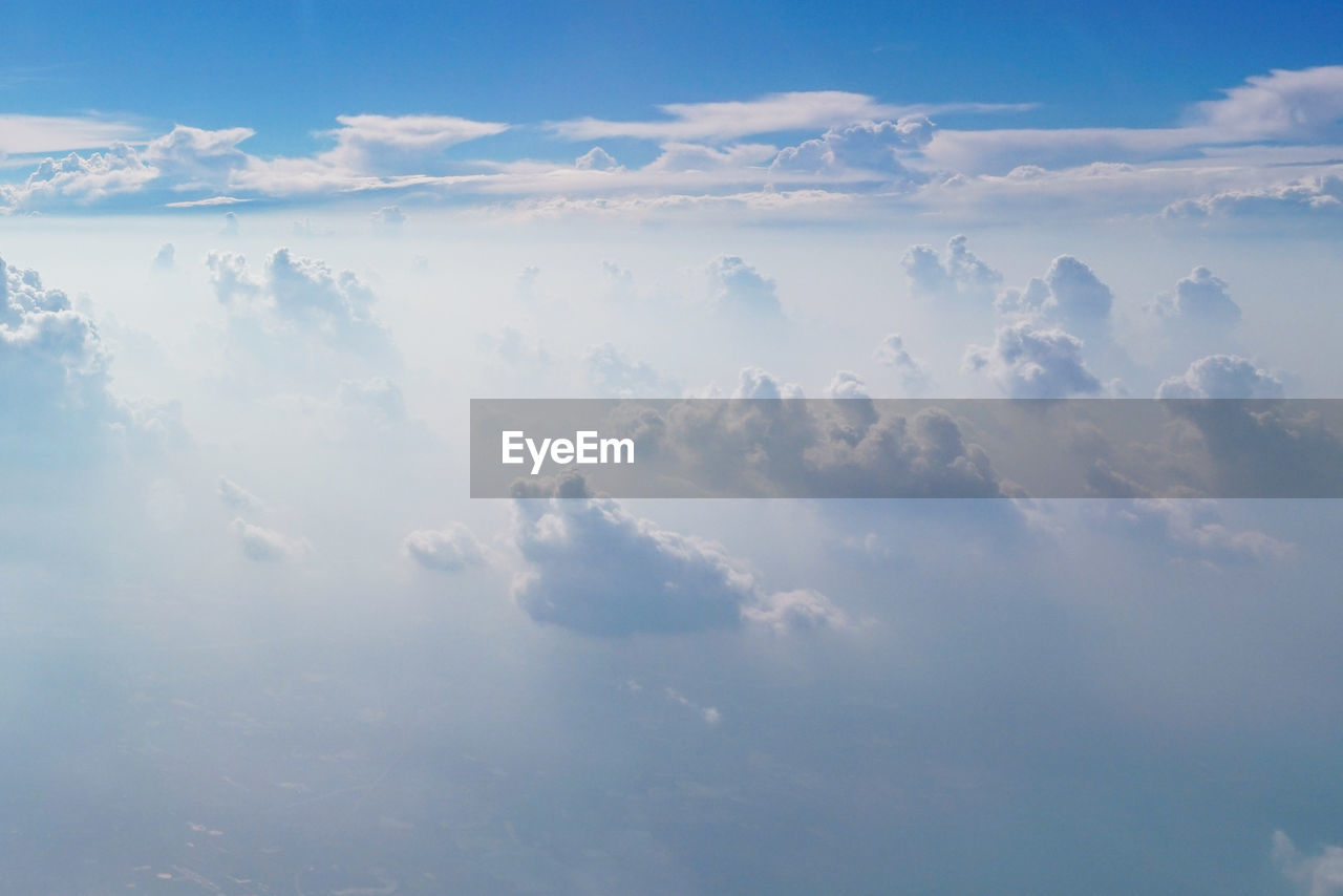 Low angle view of clouds in sky