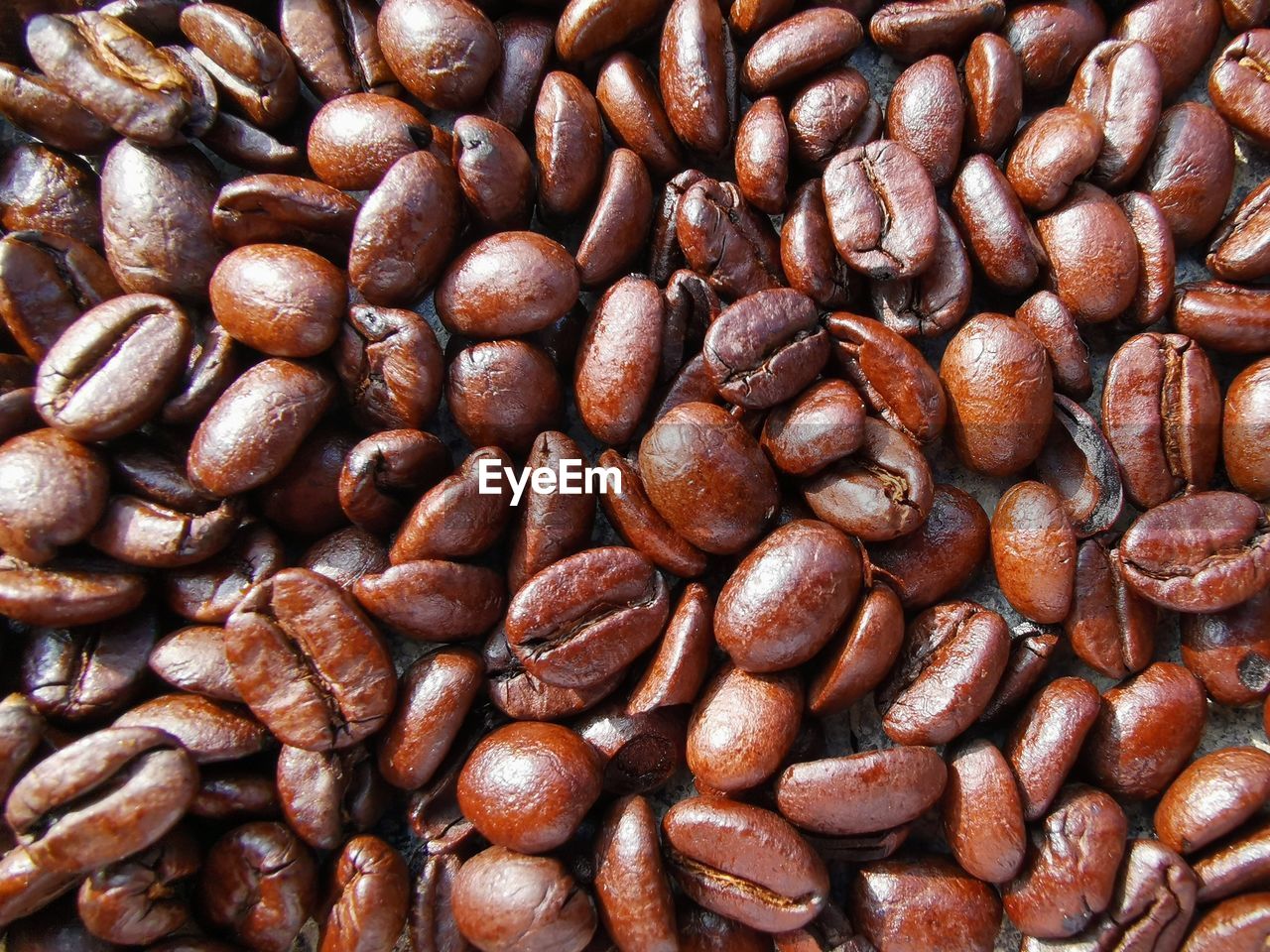 Full frame shot of coffee beans