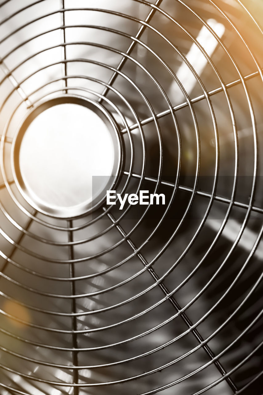 Full frame shot of electronic fan