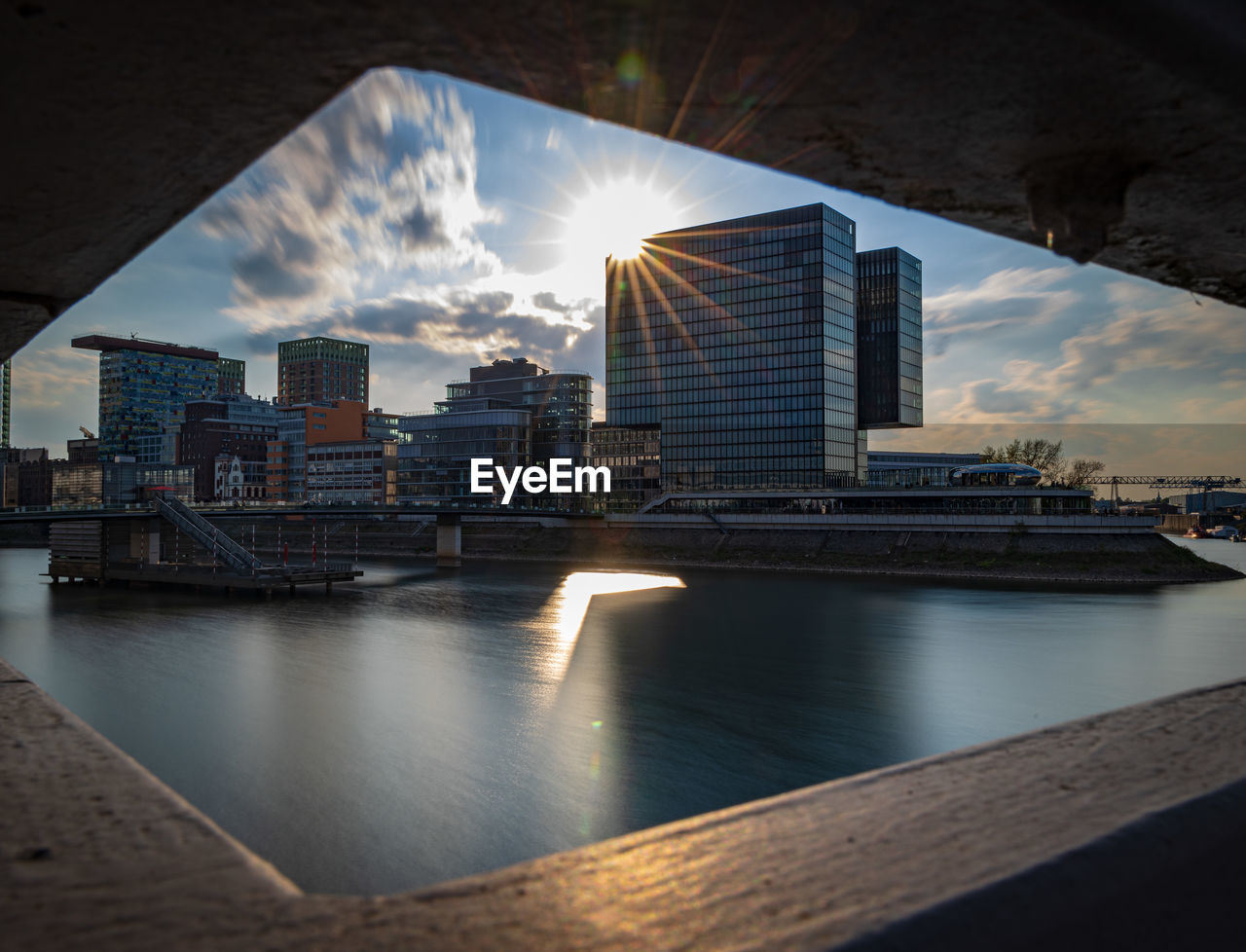 View of city at waterfront