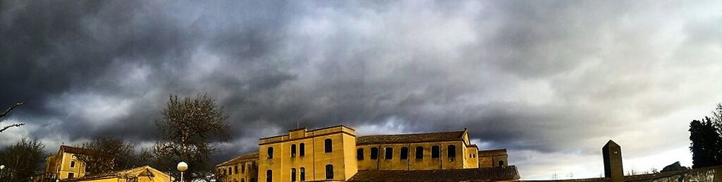 Sky over building