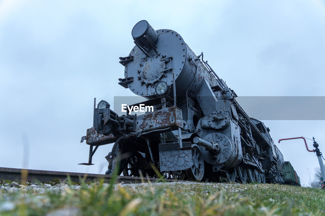 Steam locomotive at haapsalu railway station
