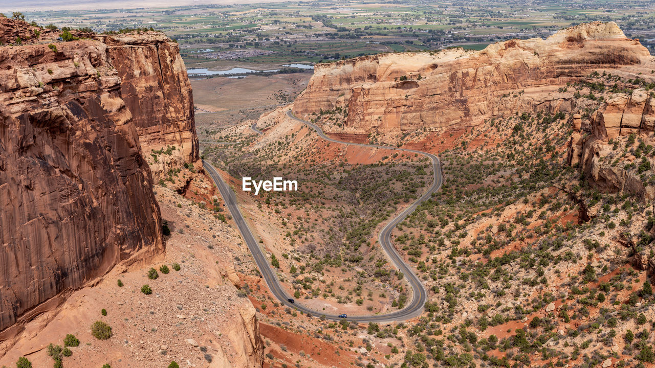 Scenic view of shaffer trail in national park 