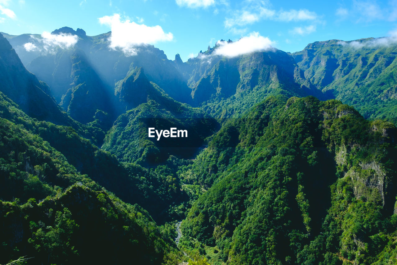 SCENIC VIEW OF MOUNTAIN RANGE AGAINST SKY