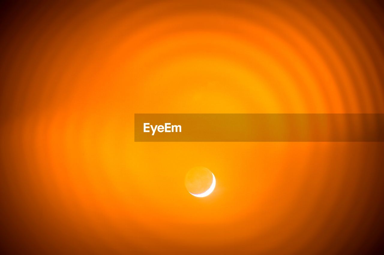 Scenic view of solar eclipse in sky