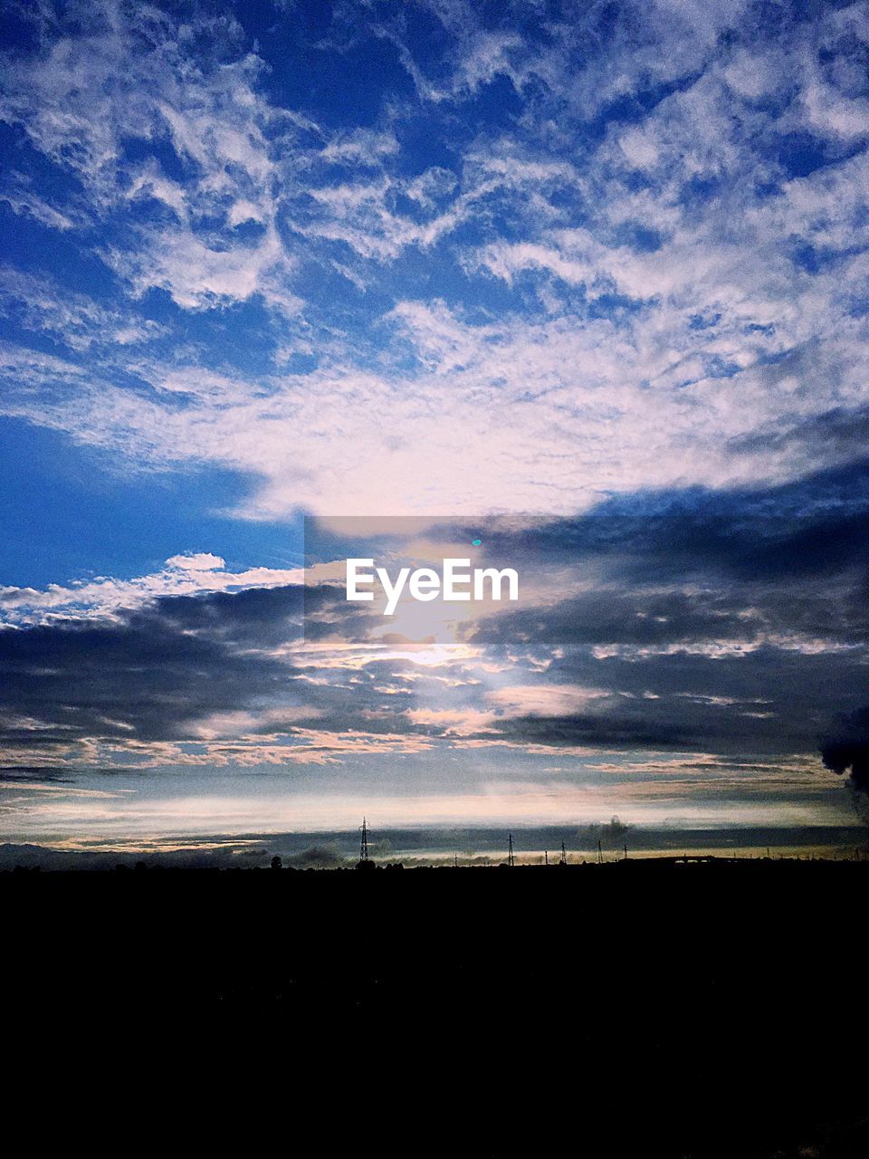 SILHOUETTE LANDSCAPE AGAINST SKY DURING SUNSET