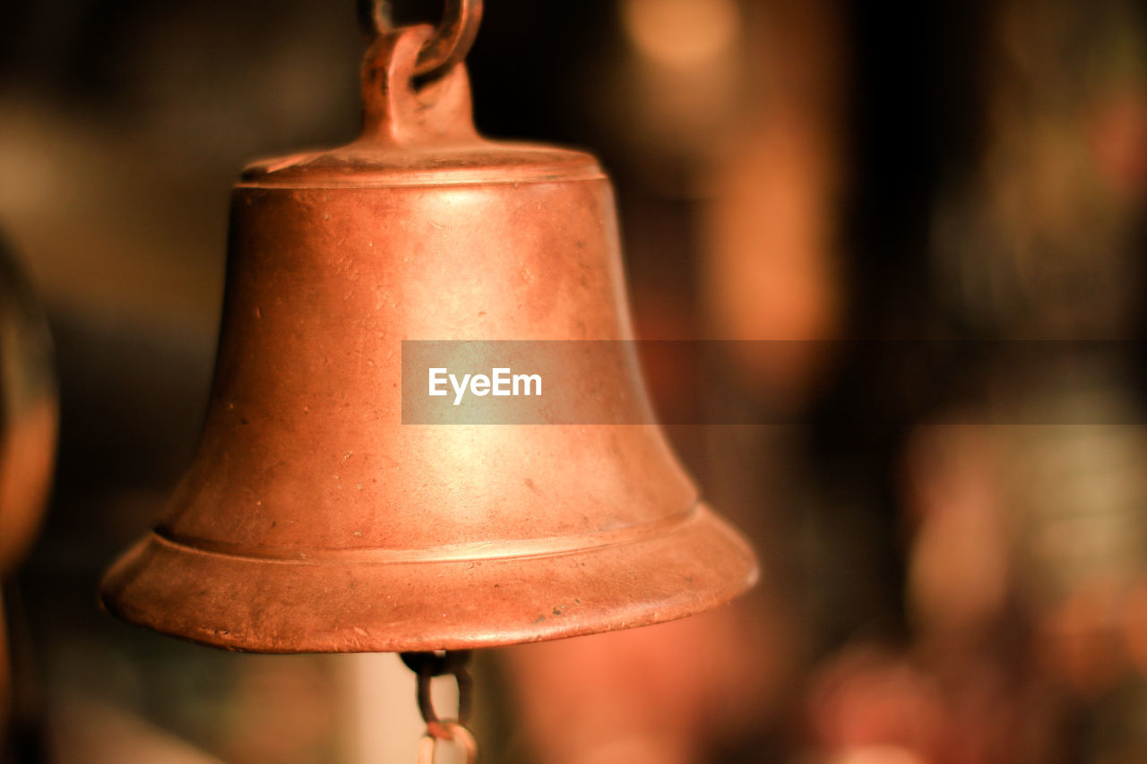 Close-up of bell