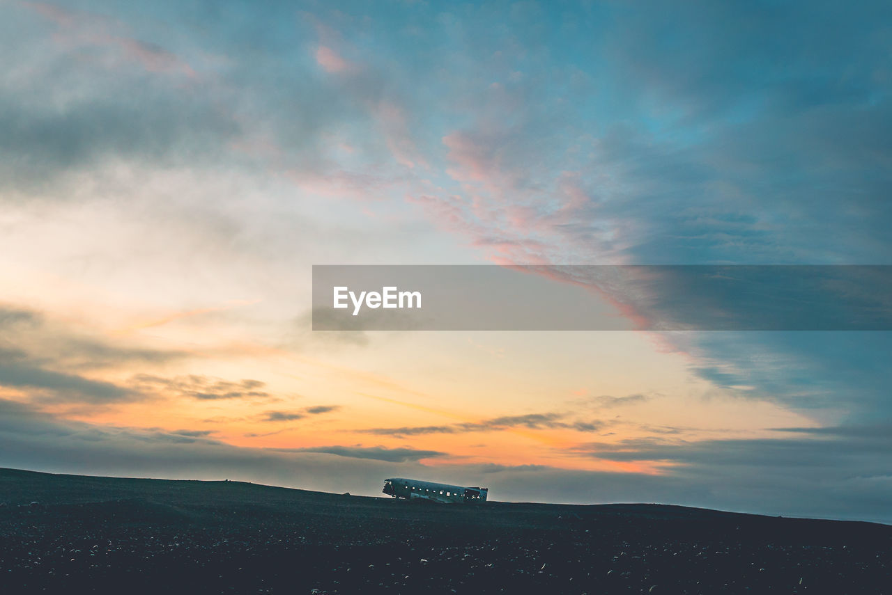 Scenic view of sky during sunset