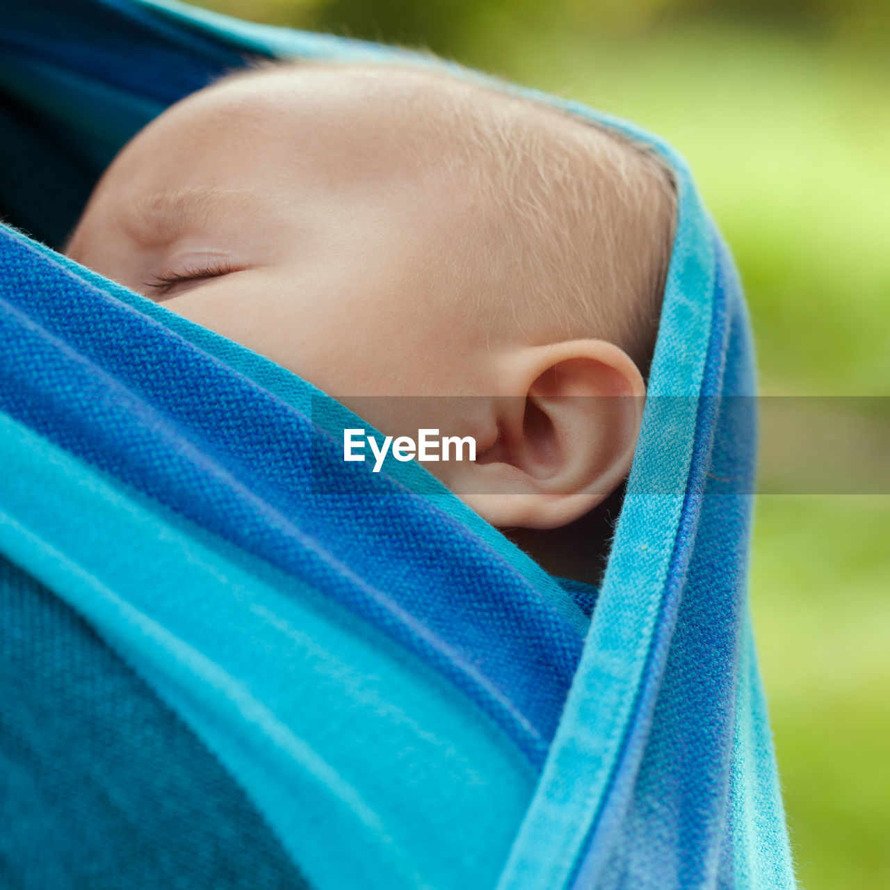 CLOSE-UP OF CUTE BABY BOY SLEEPING