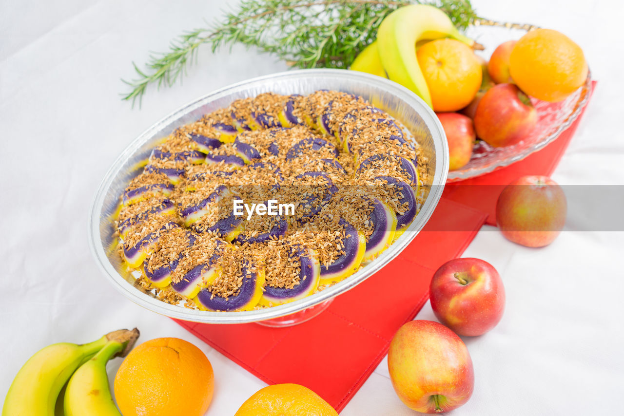 CLOSE-UP OF FRUITS IN BOWL