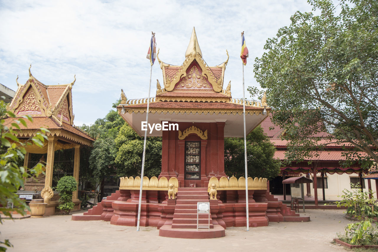 TEMPLE BUILDING AGAINST SKY