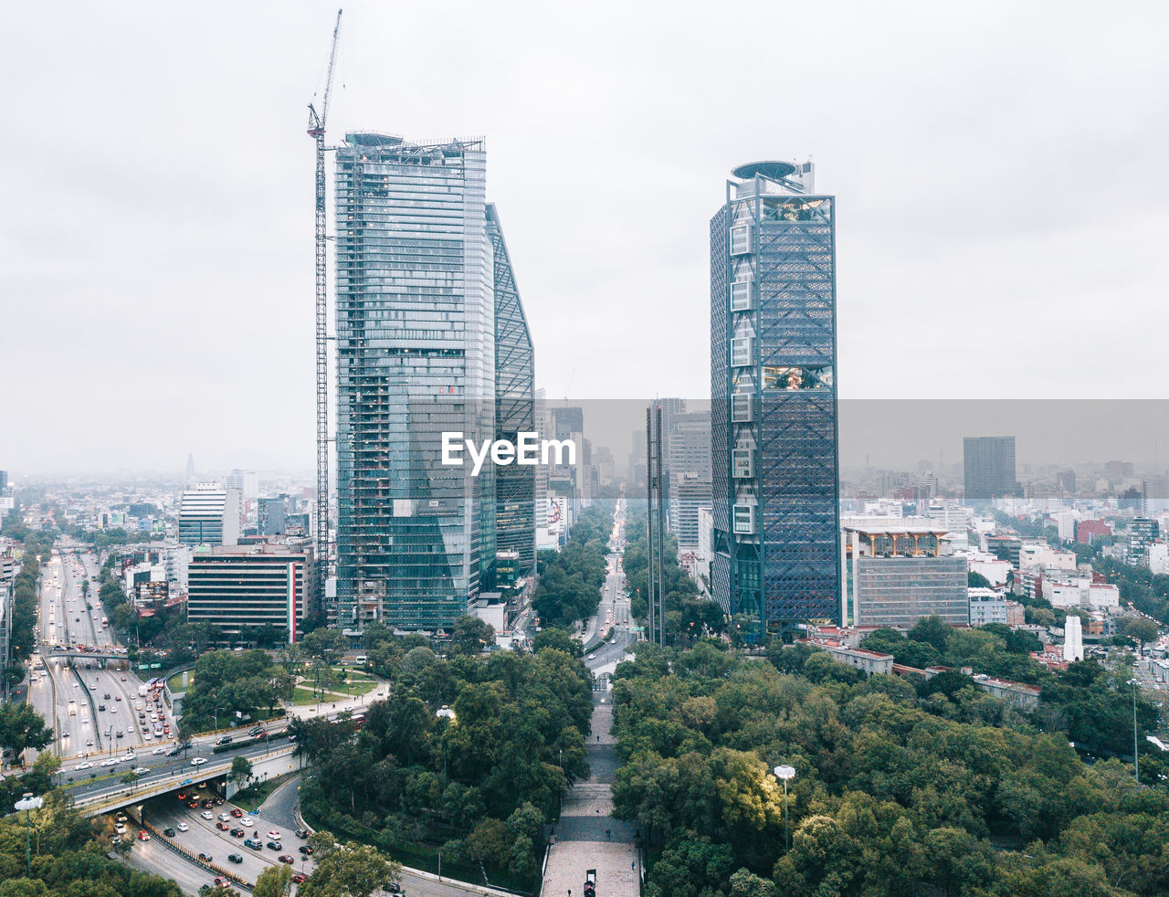 MODERN BUILDINGS AGAINST SKY