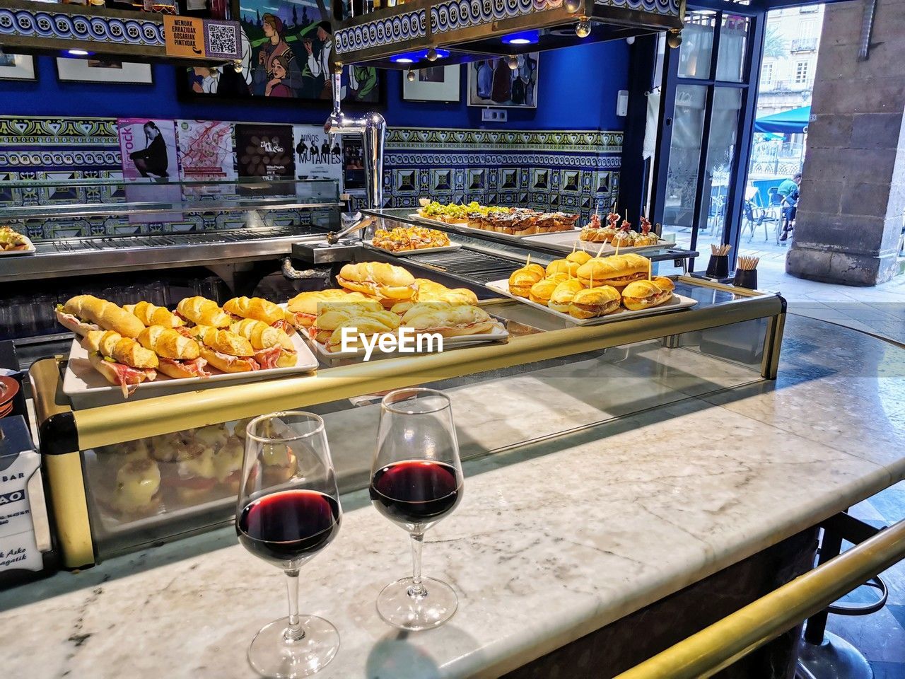 food and drink, food, freshness, business, refreshment, drink, indoors, restaurant, no people, alcohol, meal, fast food, wine, household equipment, container, glass, bread, bottle, retail, store, healthy eating, variation