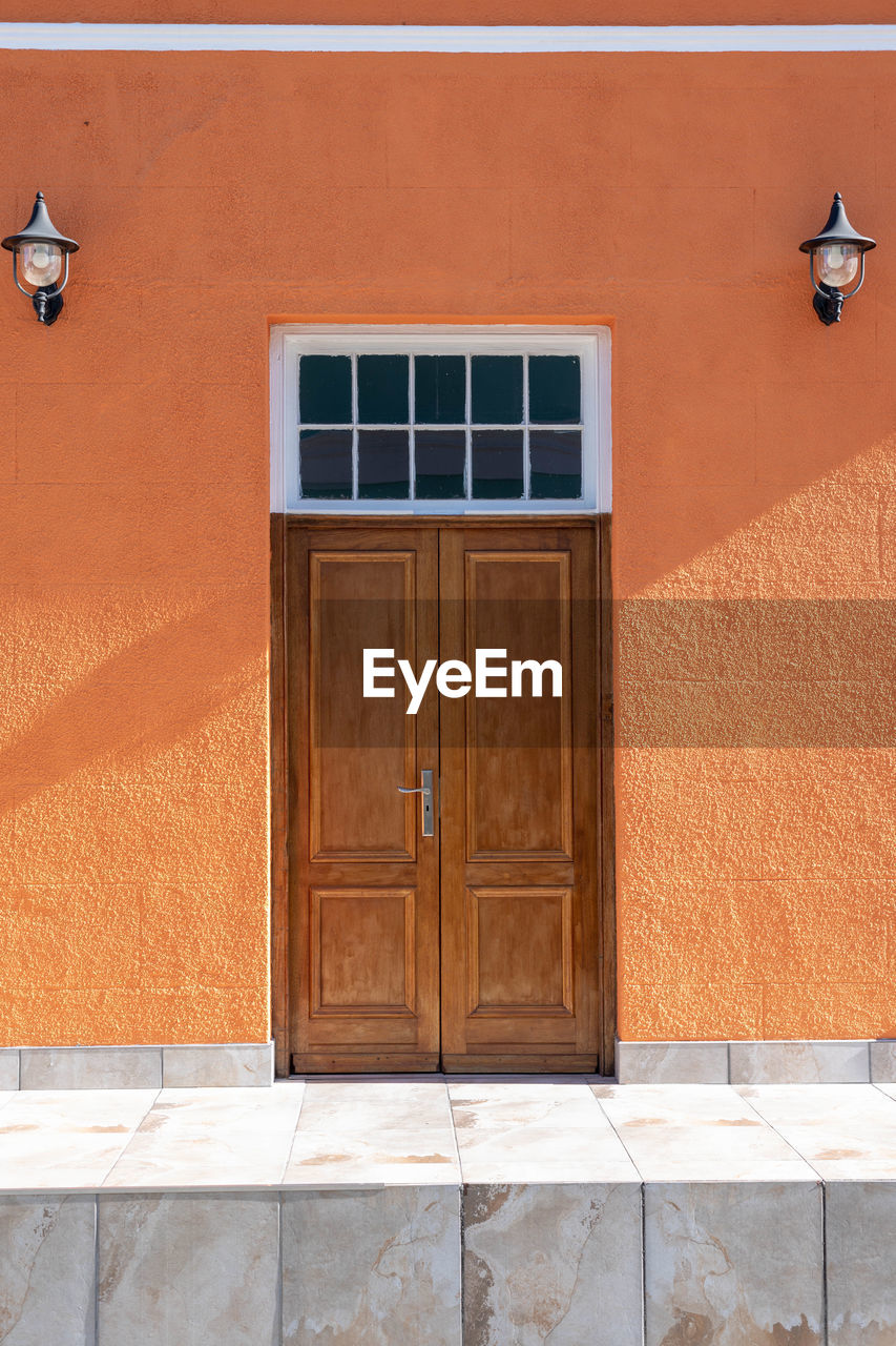 Orange door in bo-kaap 