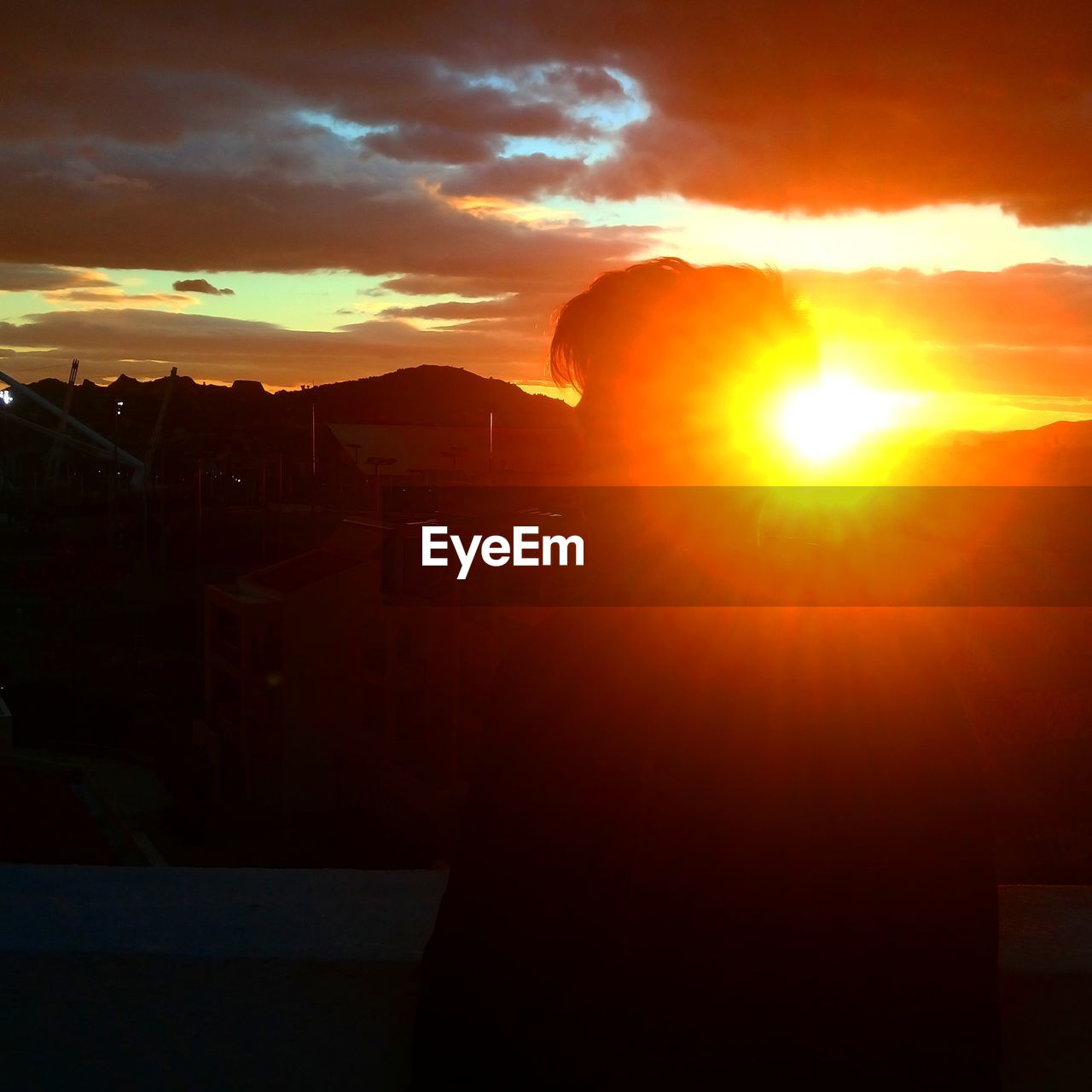 MAN AT SUNSET