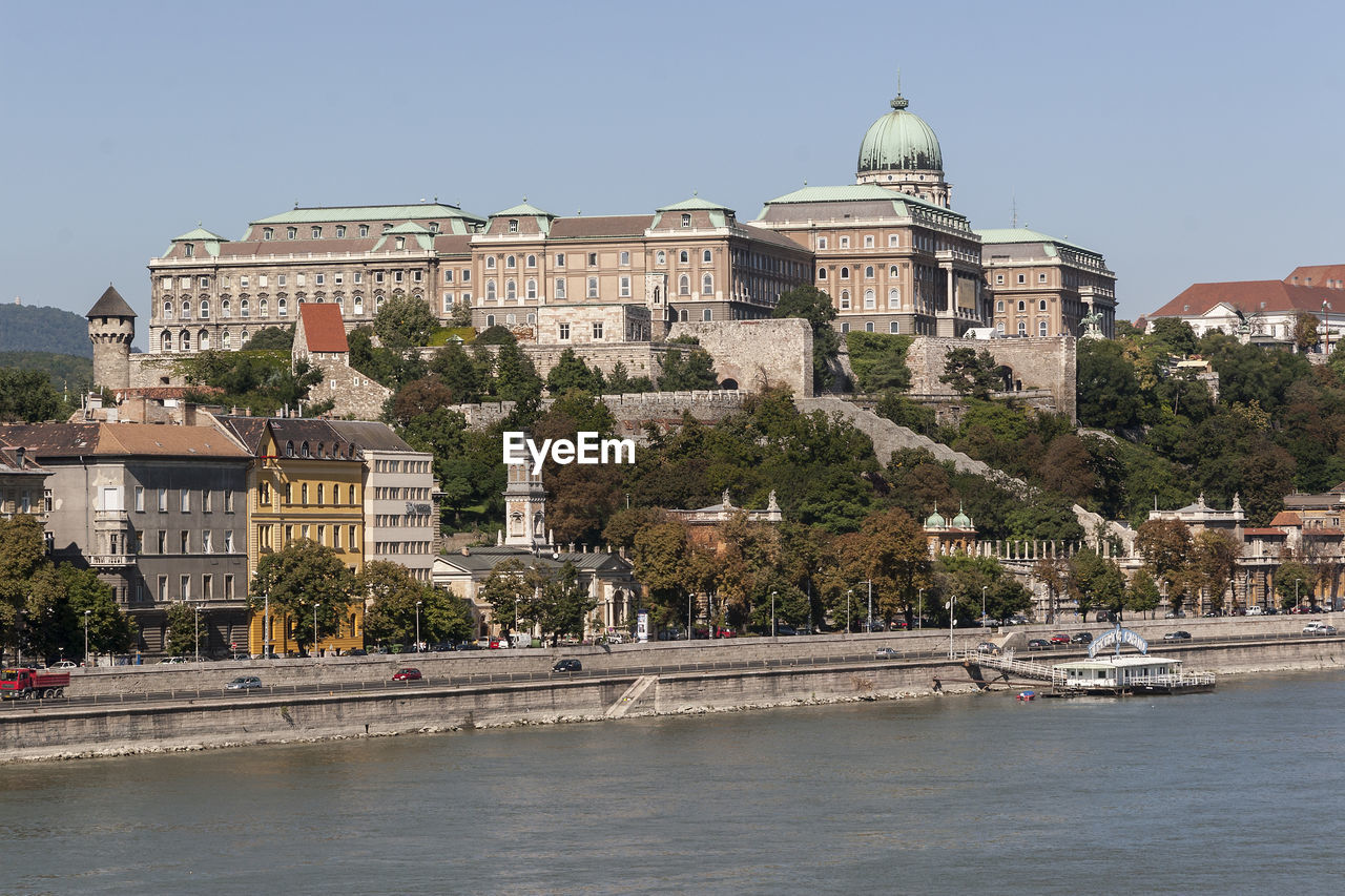 View of buildings at waterfront