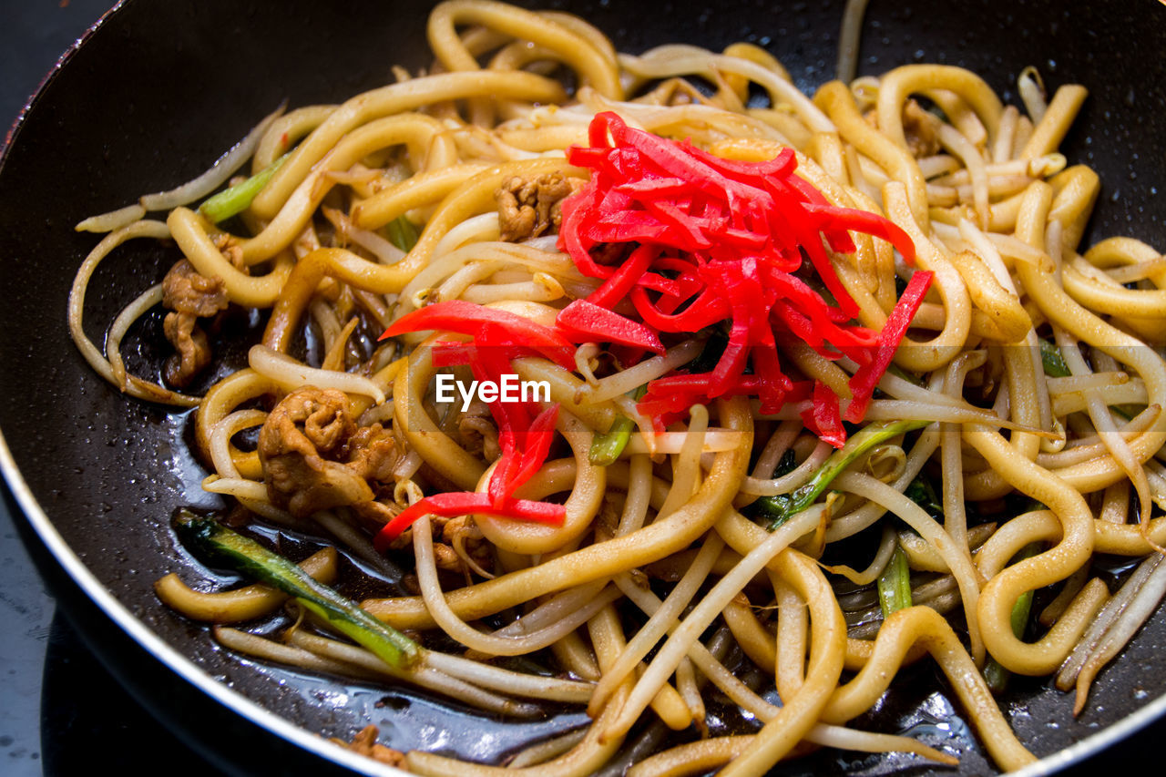 Close-up of served food