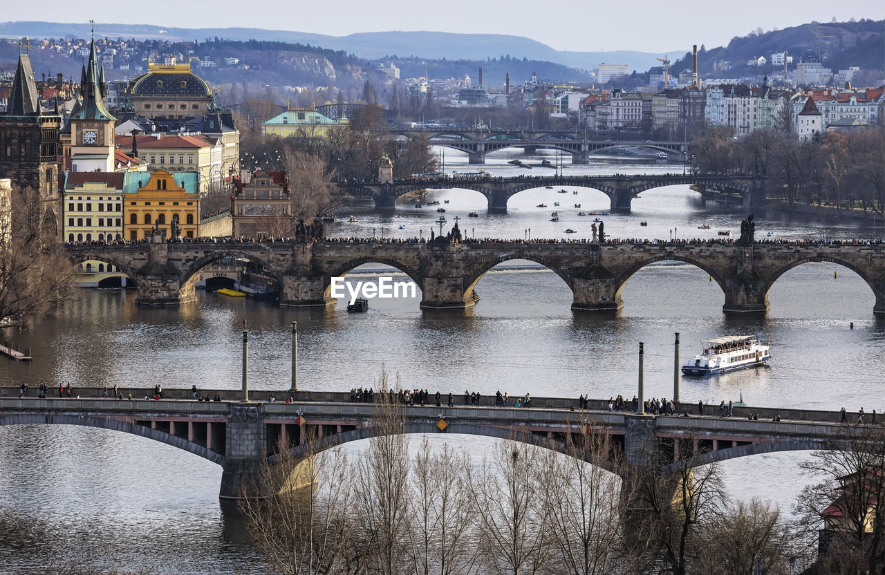 ARCH BRIDGE OVER RIVER