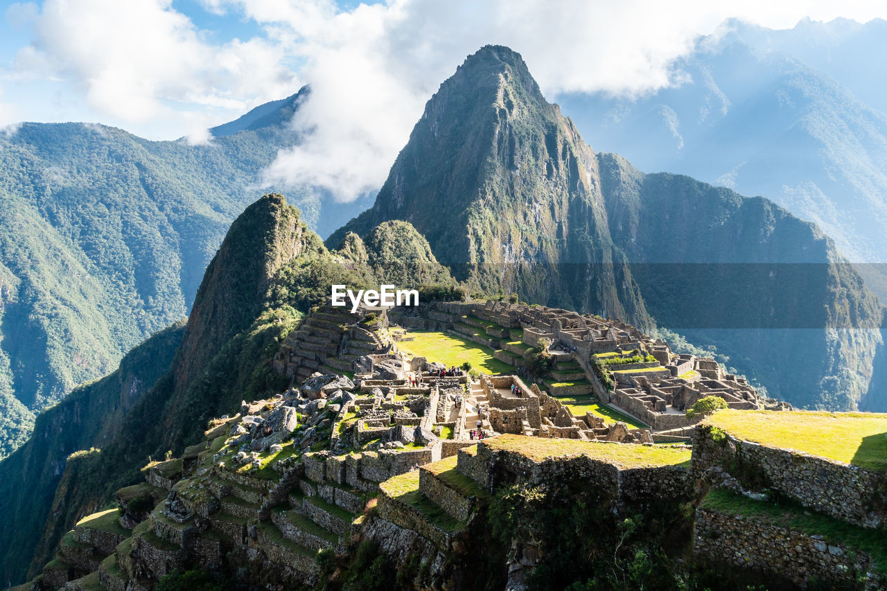 Machu picchu and huayna picchu