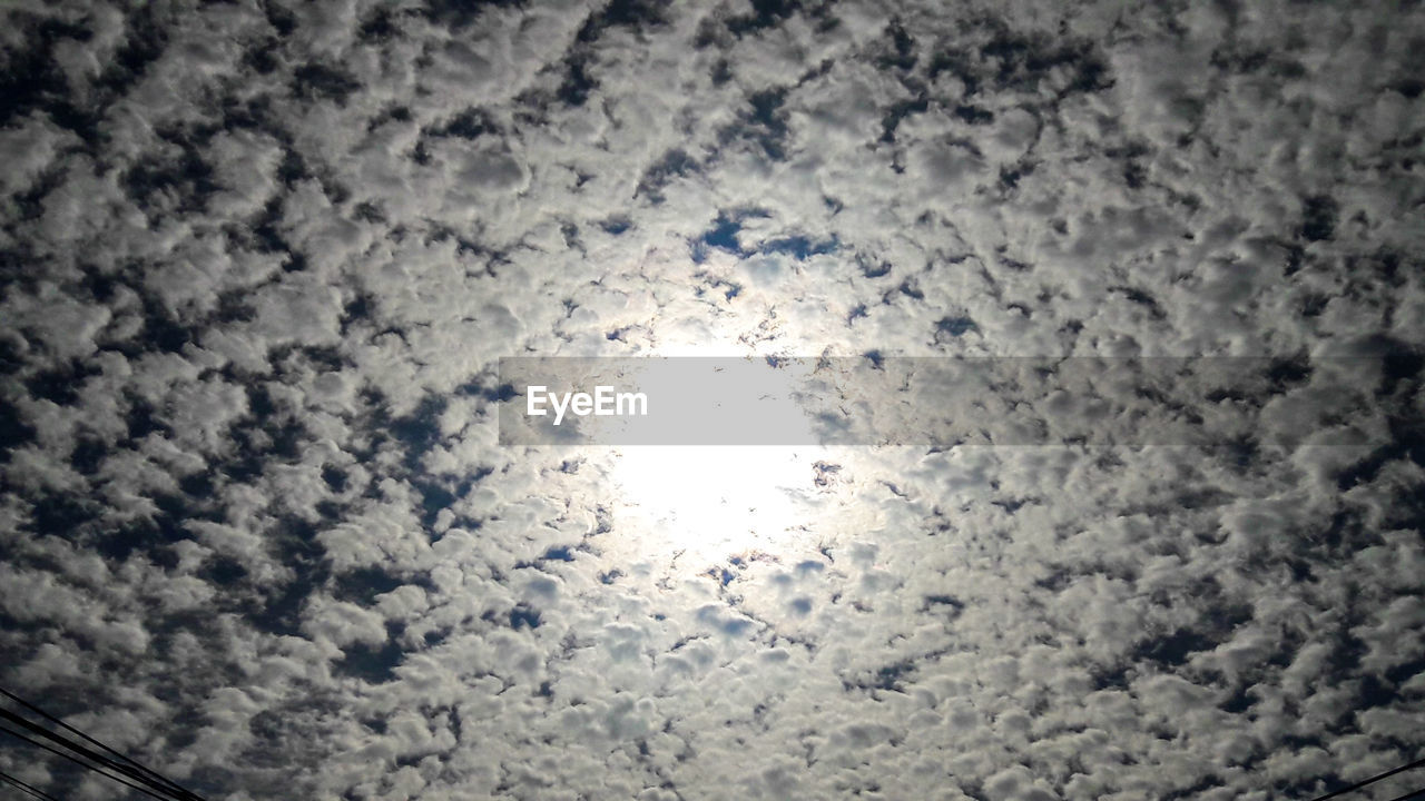 LOW ANGLE VIEW OF CLOUDS IN SKY