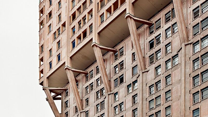 LOW ANGLE VIEW OF BUILDINGS