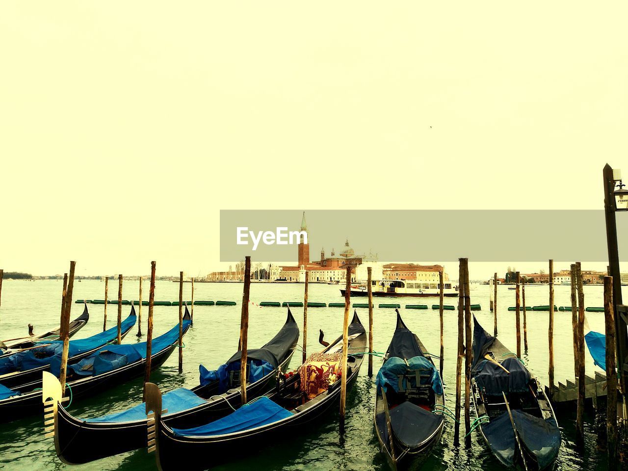 BOATS MOORED ON CANAL