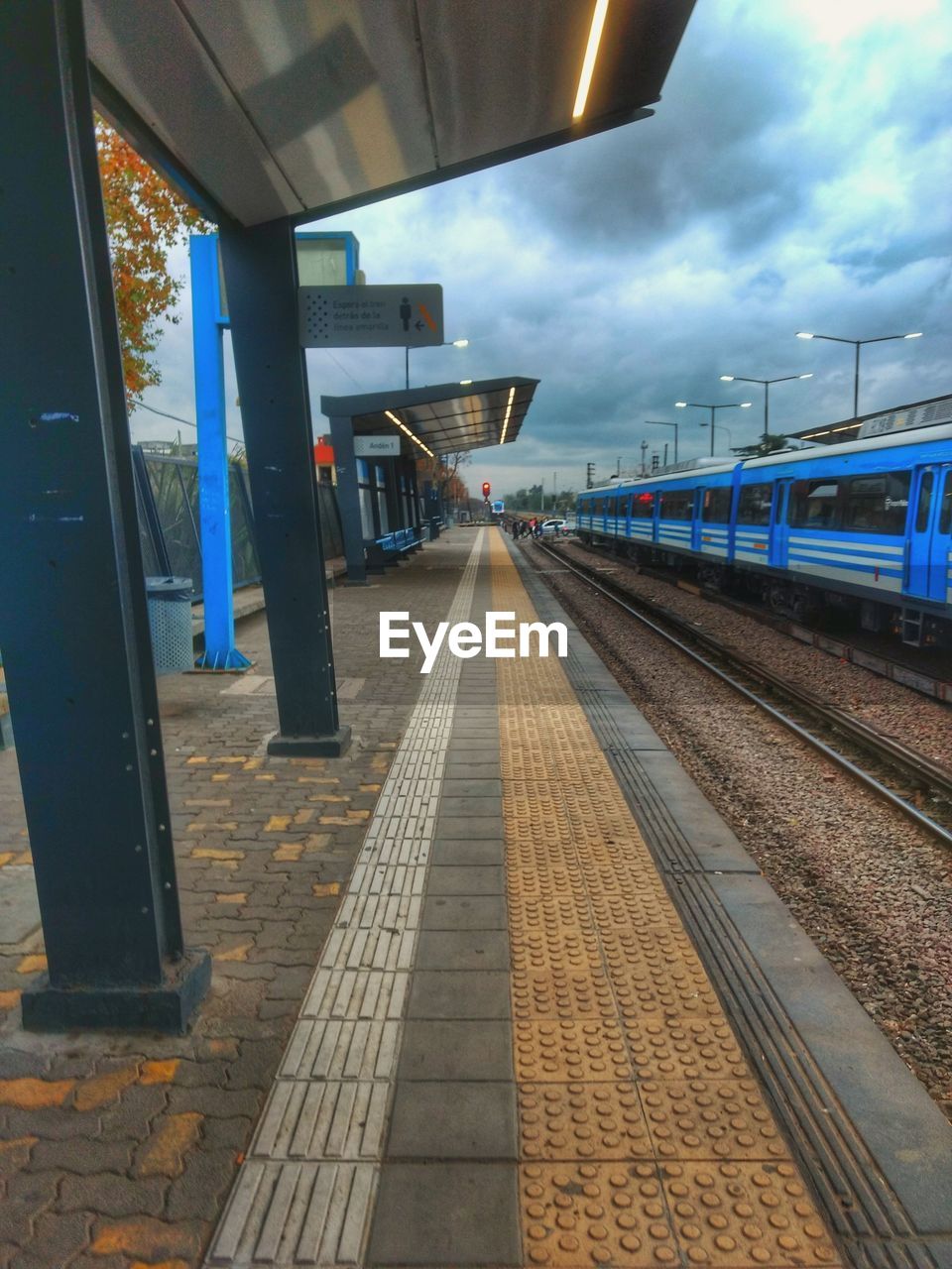 RAILROAD STATION AGAINST SKY